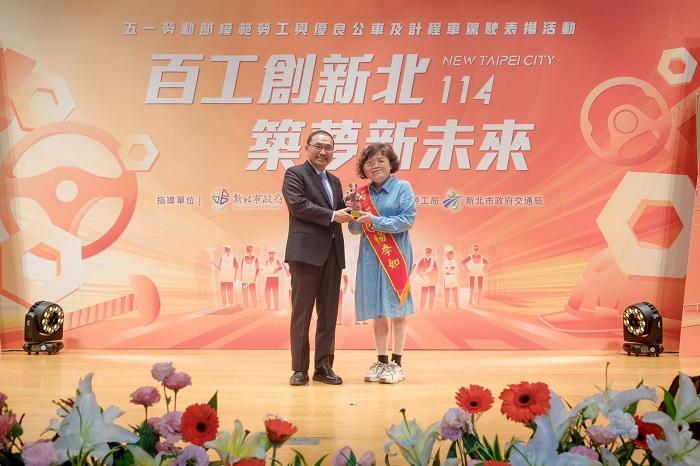圖為身障模範勞工楊季如。