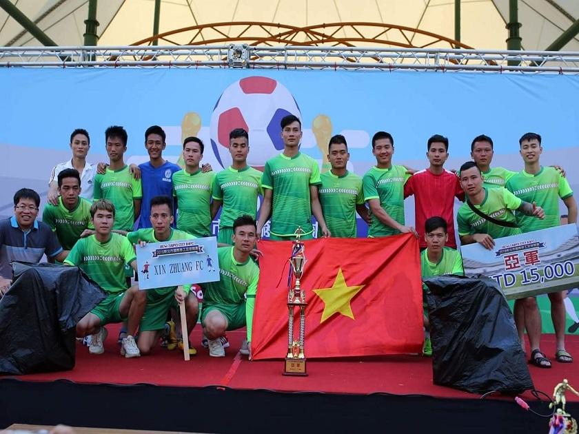 新北市國際勞工足球友誼總決賽將於明日展開，圖為去年足球參賽亞軍隊伍.jpg