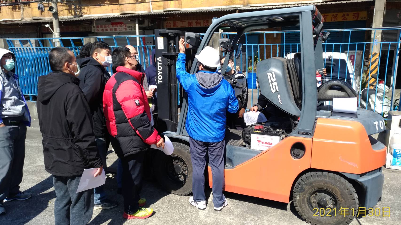 荷重在1公噸以上堆高機操作人員安全衛生教育訓練原住民優先班